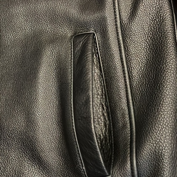 ⭐️ First Class Leather Top Gun Leather Jacket Coat Size Large - Picture 4 of 11